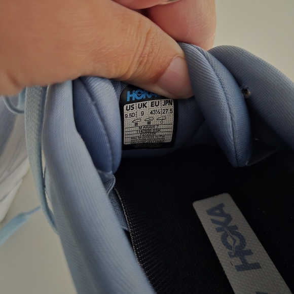 Hoka Men's Arahi 7 Athletic Running Shoe Size 9.5 Shadow Dusk Blue White - Picture 4 of 9